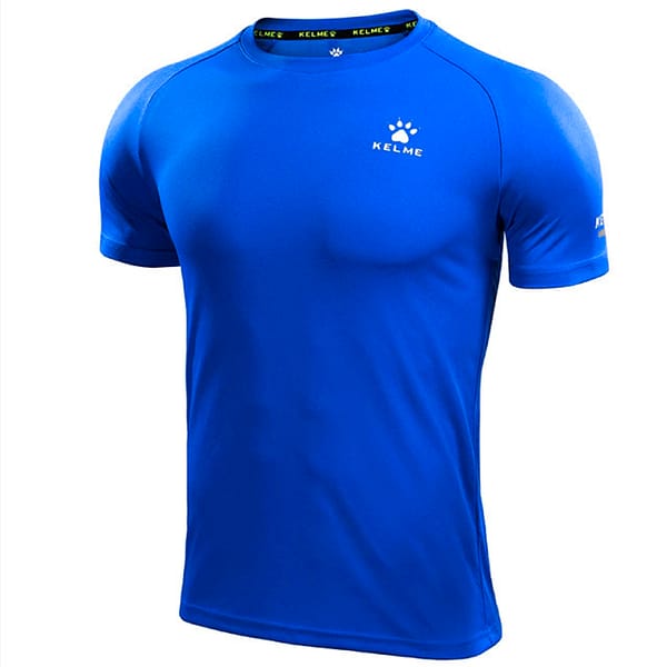 Polera de Entrenamiento Slim Fit Azul Royal Kelme