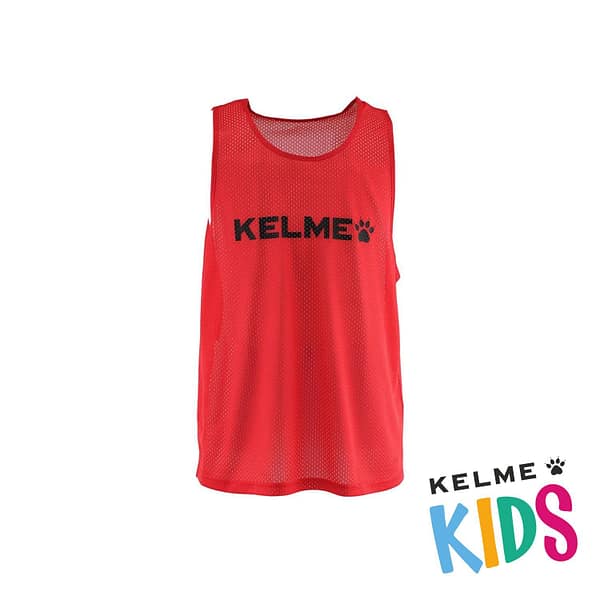 Peto de Fútbol Entrenamiento Infantil Lince Rojo Kelme