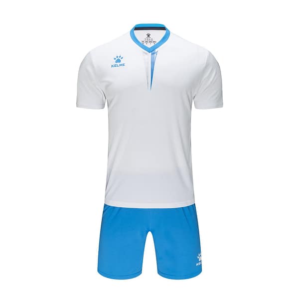 Indumentaria de Fútbol Valencia Blanco Azul Kelme