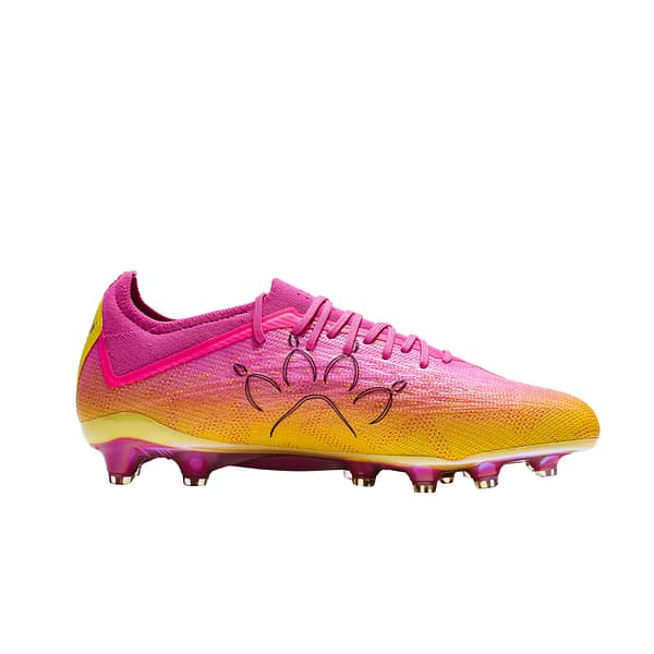 Zapatos de Fútbol Momentum 2.0 MG Rosa y Amarillo Kelme