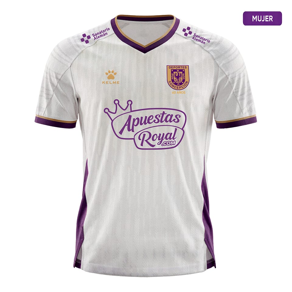 Camiseta Oficial Mujer Visita Deportes Concepción 2026